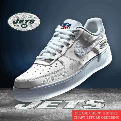LIMITED EDITION - NEW CUSTOMIZED NFL25 NYJ NEW YORK JETS AF1 SHOES