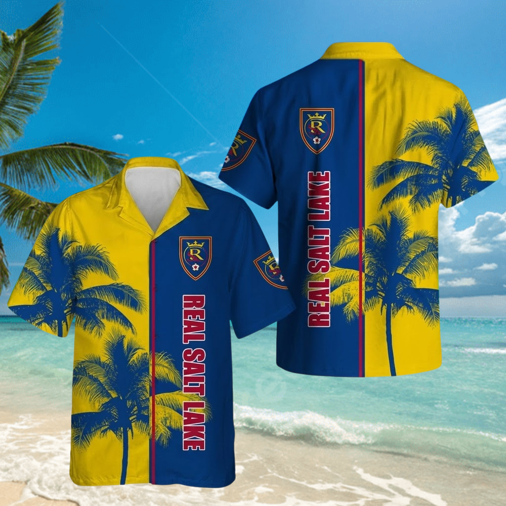 TOP SELLING - NEW CUSTOMIZED MLS25 RSL REAL SALT LAKE UNISEX HAWAIIAN SHIRT