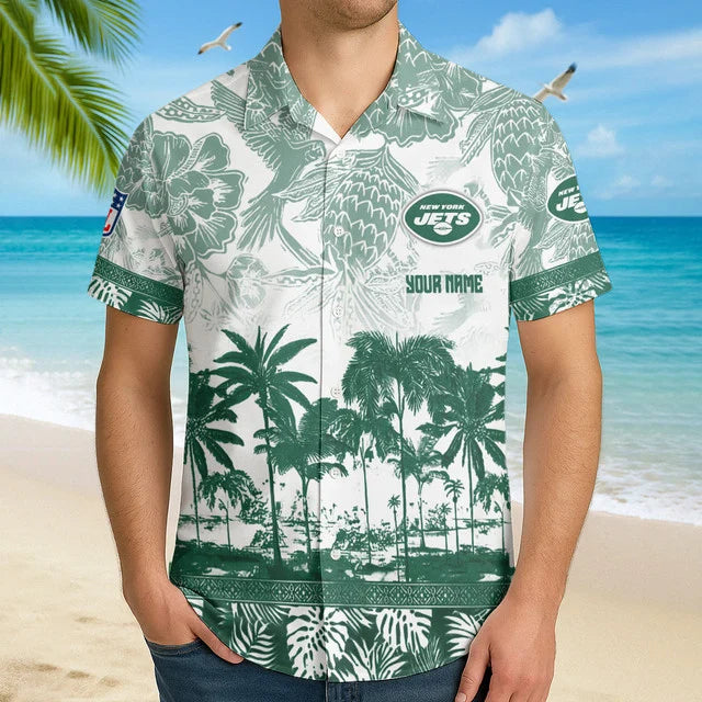 LIMITED EDITION - NEW CUSTOMIZED NFL25 NYJ NEW YORK JETS UNISEX HAWAIIAN SHIRT