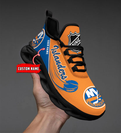 LIMITED EDITION - NEW CUSTOMIZED NHL25 NYI NEW YORK ISLANDERS CLUNKY SNEAKERS