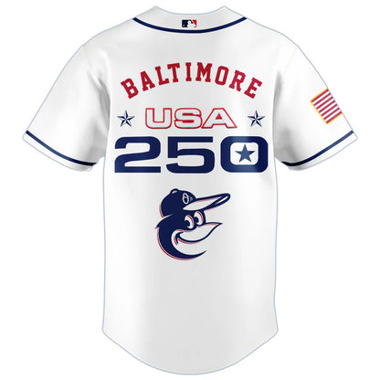 LIMITED EDITION - NEW CUSTOMIZED MLB25 BOS BALTIMORE ORIOLES BASEBALL JERSEY