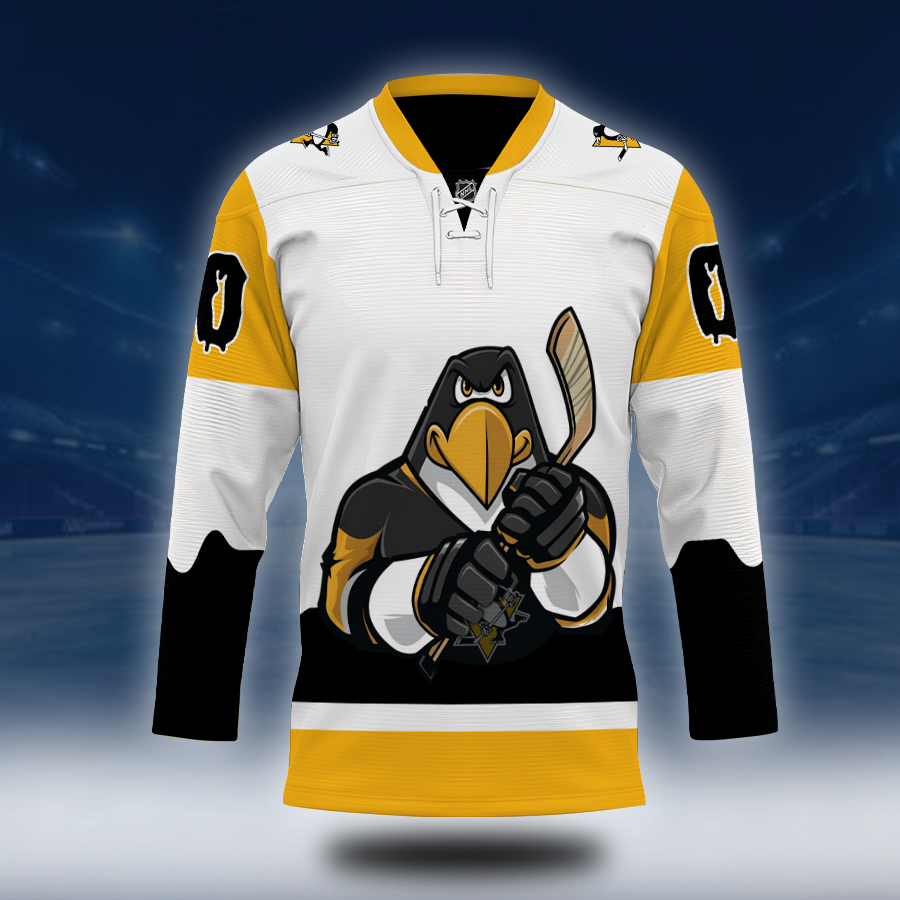 LIMITED EDITION - NEW CUSTOMIZED NHL26 PBP PITTSBURGH PENGUINS UNISEX HOCKEY JERSEY