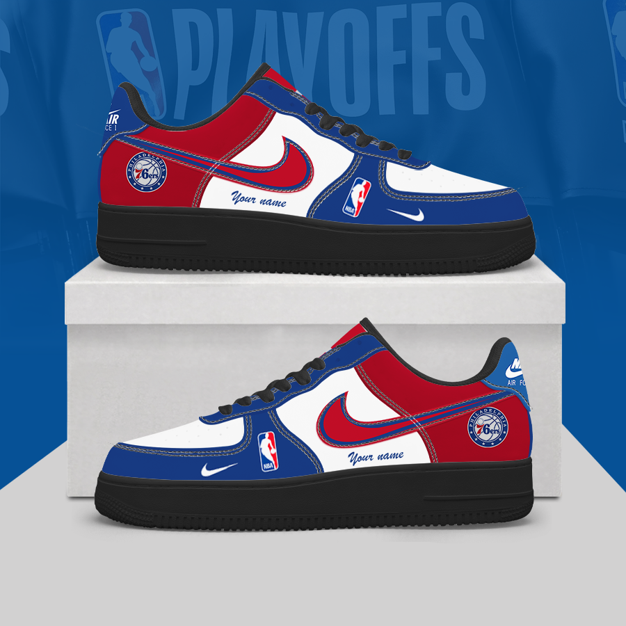 [HOT DEAL] NEW CUSTOMIZED NBA26 P76 PHILADELPHIA 76ERS AF1 SHOES