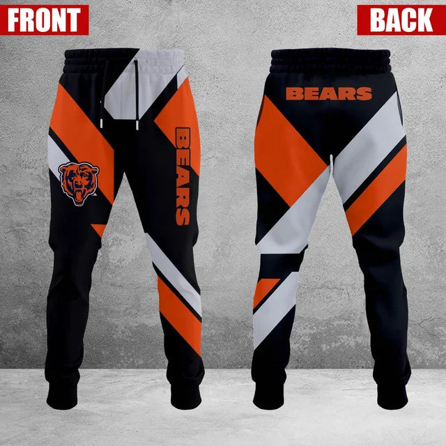 LIMITED EDITION - NEW CUSTOMIZED NFL26 CCB CHICAGO BEARS SWEATPANTS