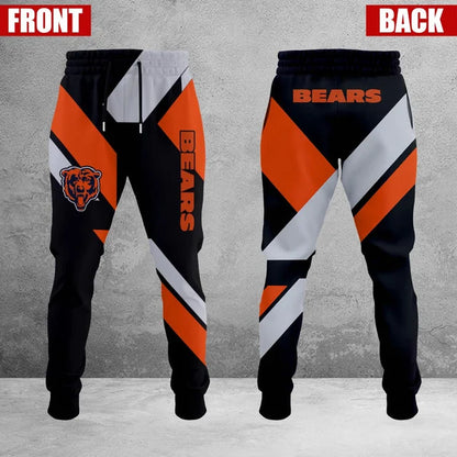LIMITED EDITION - NEW CUSTOMIZED NFL26 CCB CHICAGO BEARS SWEATPANTS