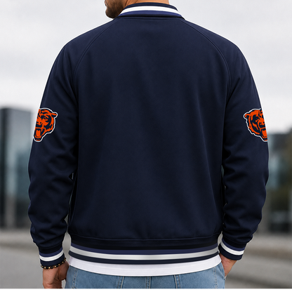 [SPECIAL OFFER] NEW CUSTOMIZED NFL26 CCB CHICAGO BEARS MEN'S CASUAL JACKET