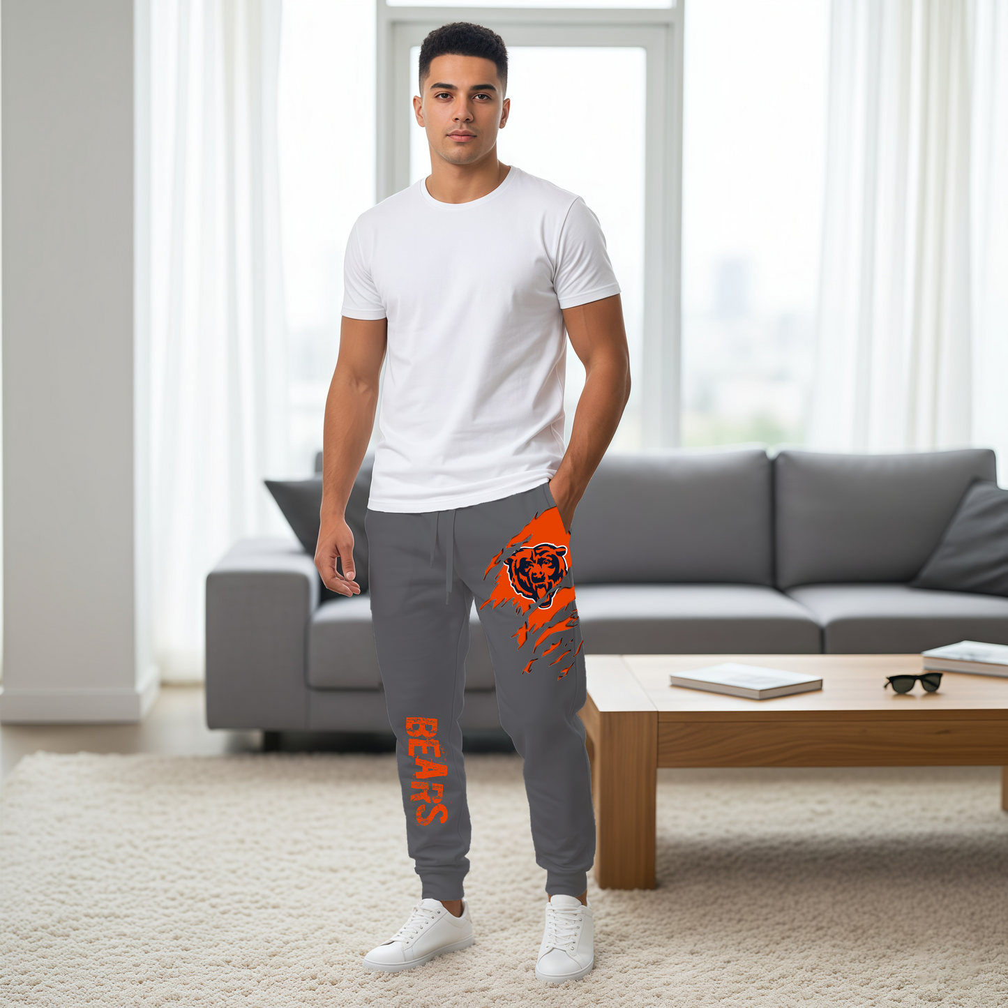 LIMITED EDITION - NEW PERSONALIZED NFL26 CCB CHICAGO BEARS JOGGERS