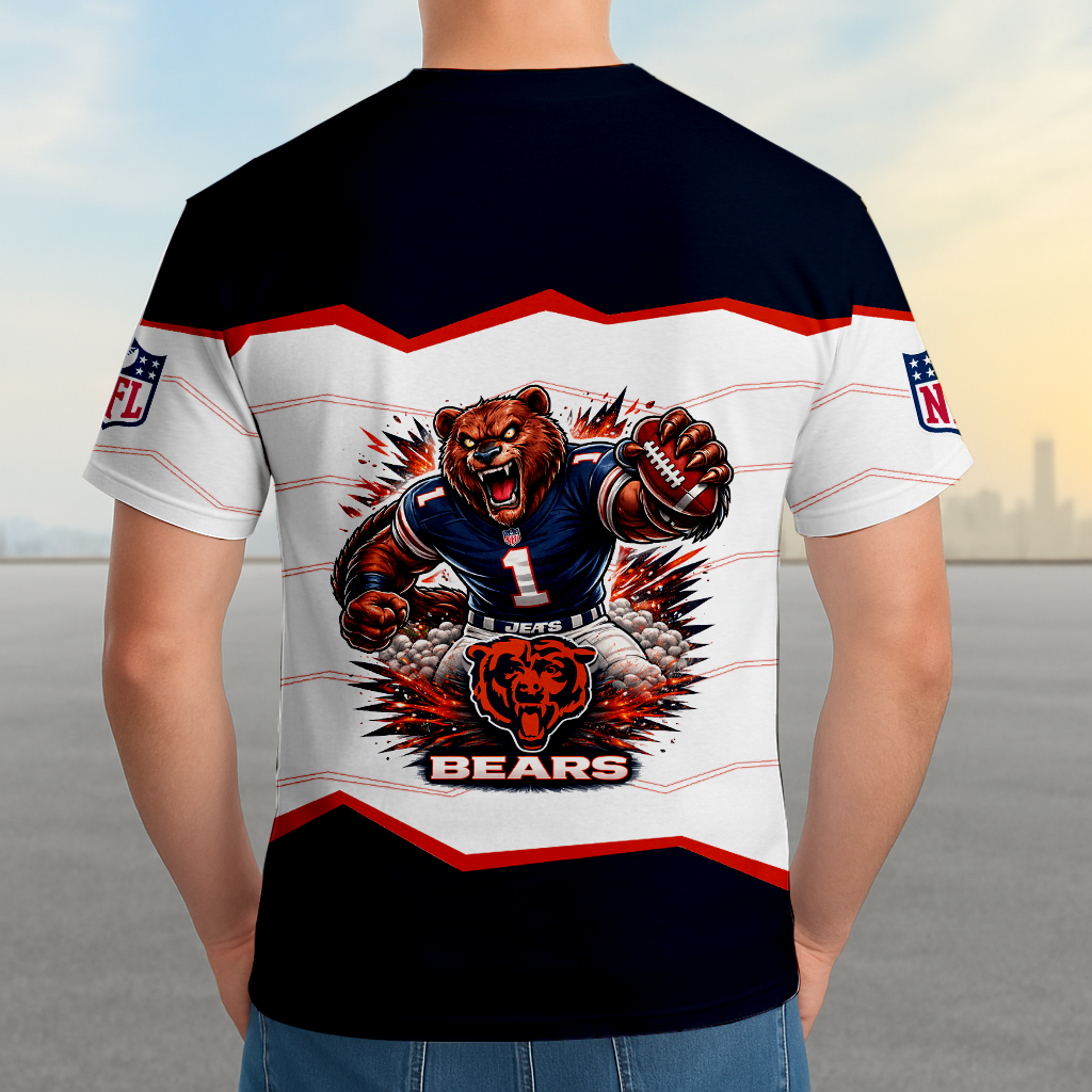 LIMITED EDITION - NEW CUSTOMIZED NFL26 CCB CHICAGO BEARS UNISEX T-SHIRT, SWEASHIRTS, HOODIE & JACKETS