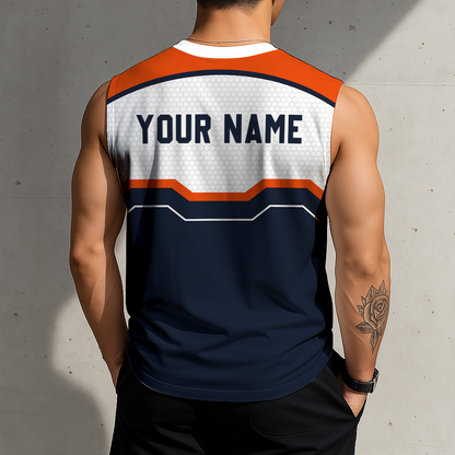 LIMITED EDITION - NEW CUSTOMIZED NFL26 CCB CHICAGO BEARS MEN'S GYM SHIRT