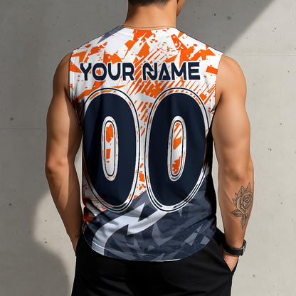 LIMITED EDITION - NEW CUSTOMIZED NFL26 CCB CHICAGO BEARS MEN'S GYM SHIRT