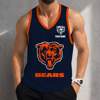 LIMITED EDITION - NEW CUSTOMIZED NFL26 CCB CHICAGO BEARS TANK TOP