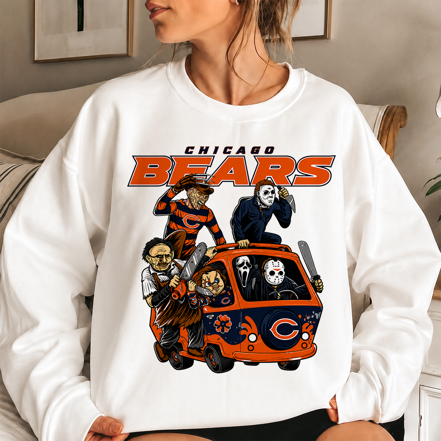 [SPECIAL OFFER] NEW CUSTOMIZED NFL26 CCB CHICAGO BEARS UNISEX SWEATSHIRT