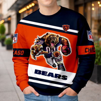 LIMITED EDITION - NEW CUSTOMIZED NFL26 CCB CHICAGO BEARS UNISEX T-SHIRT, POLO, HOODIE & JACKETS