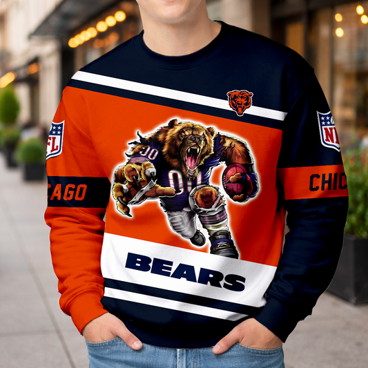 LIMITED EDITION - NEW CUSTOMIZED NFL26 CCB CHICAGO BEARS UNISEX T-SHIRT, POLO, HOODIE & JACKETS