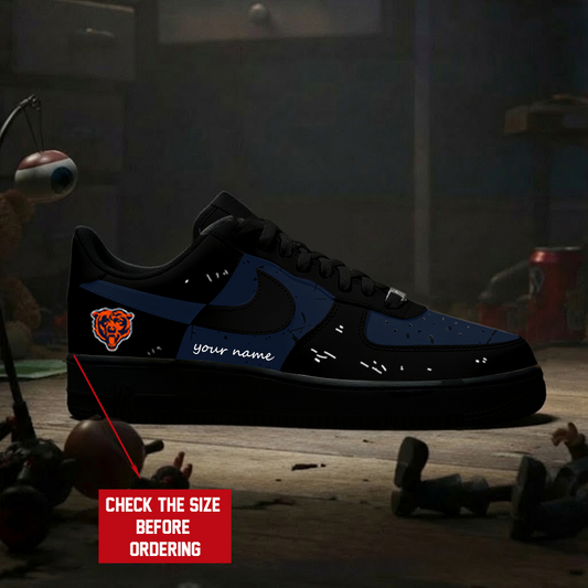 [SPECIAL OFFER] NEW CUSTOMIZED NFL26 CCB CHICAGO BEARS AF1 SNEAKERS