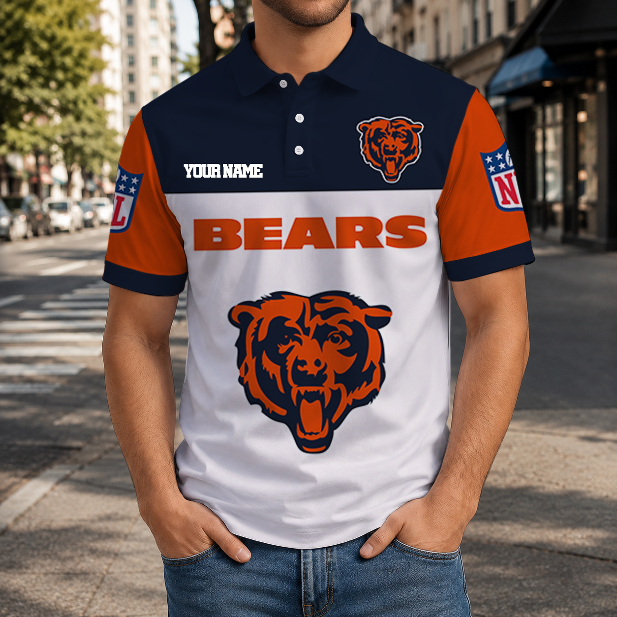 LIMITED EDITION - NEW CUSTOMIZED NFL26 CCB CHICAGO BEARS T-SHIRT, POLO SHIRT, ZIP POLO SHIRT, SWEATSHIRT, HOODIE & ZIP HOODIE