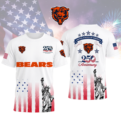 LIMITED EDITION - NEW CUSTOMIZED NFL26 CCB CHICAGO BEARS T-SHIRT, POLO SHIRT, ZIP POLO SHIRT, SWEATSHIRT, HOODIE & ZIP HOODIE