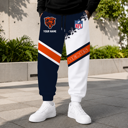 EXCLUSIVE EDITION - NEW CUSTOMIZED NFL26 CCB CHICAGO BEARS SWEATPANTS