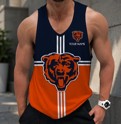 EXCLUSIVE EDITION - NEW CUSTOMIZED NFL26 CCB CHICAGO BEARS TANK TOP