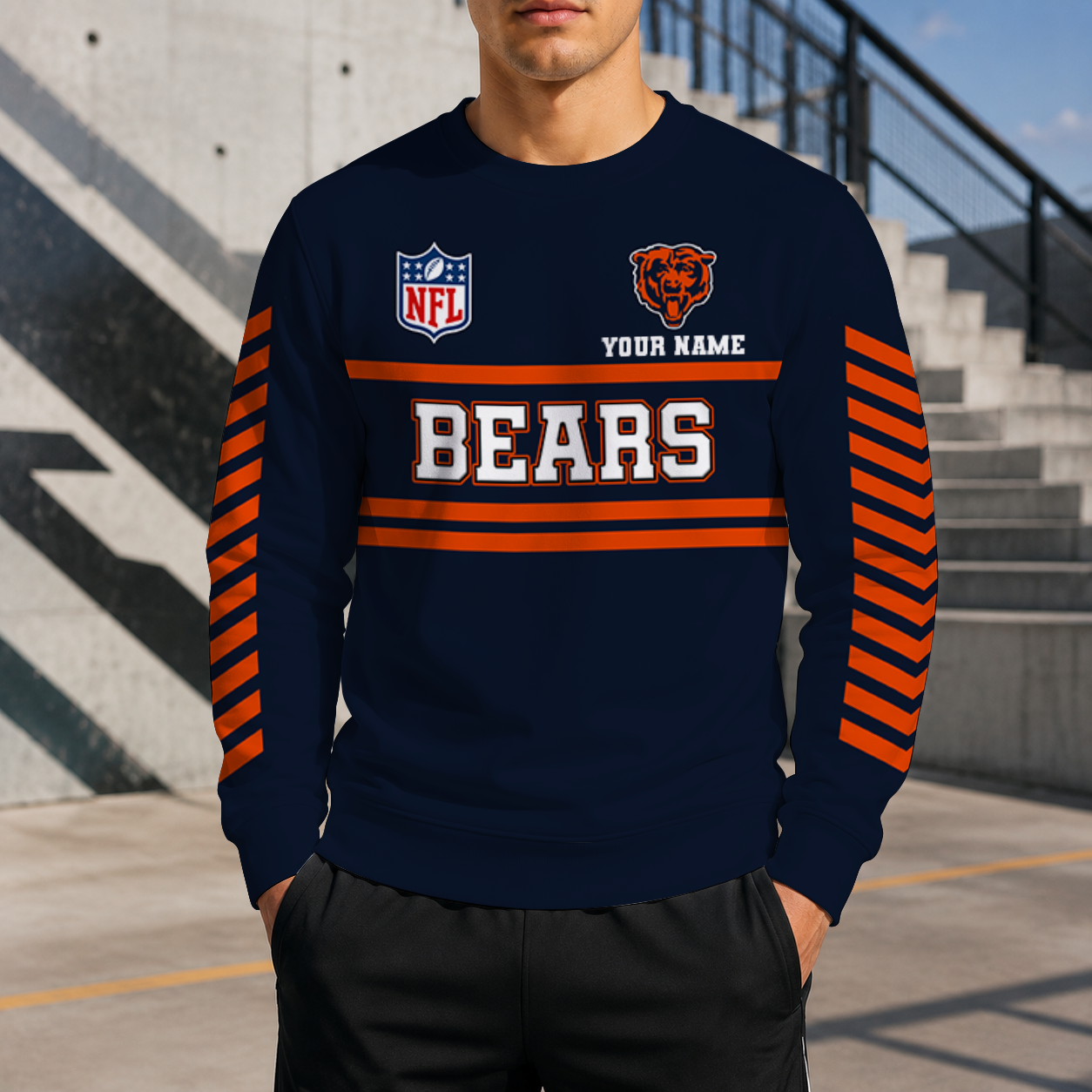 LIMITED EDITION - NEW CUSTOMIZED NFL26 CCB CHICAGO BEARS UNISEX SWEATSHIRT