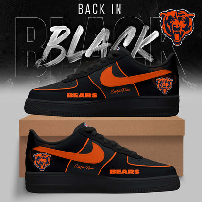 LIMITED EDITION - NEW CUSTOMIZED NFL26 CCB CHICAGO BEARS AF1 SNEAKERS