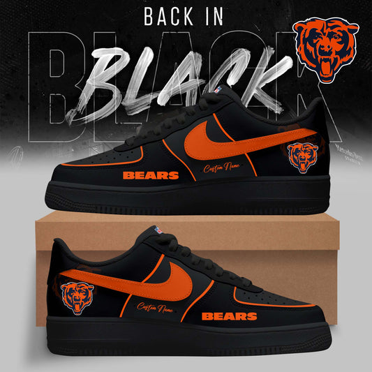 LIMITED EDITION - NEW CUSTOMIZED NFL26 CCB CHICAGO BEARS AF1 SNEAKERS