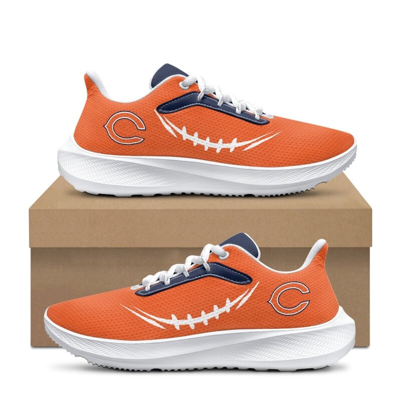 [SPECIAL OFFER] NEW CUSTOMIZED NFL26 CCB CHICAGO BEARS ROAD RUNNING SHOES