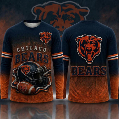 LIMITED EDITION - NEW CUSTOMIZED NFL26 CHICAGO BEARS T-SHIRTS, POLO, SWEASHIRTS, V-NECK T-SHIRT, HOODIE & ZIP HOODIE