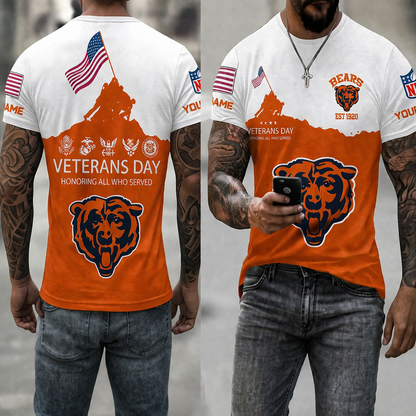 LIMITED EDITION - NEW CUSTOMIZED NFL26 CH BEARS UNISEX T-SHIRT, SWEATSHIRT, HOODIE & ZIP HOODIE