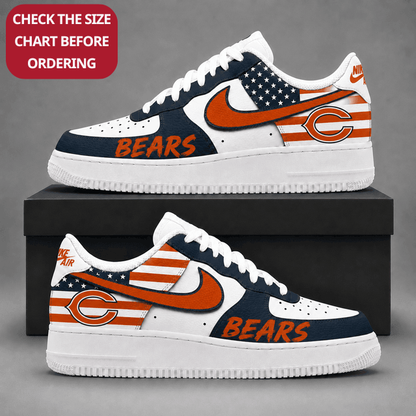 [SPECIAL OFFER] NEW CUSTOMIZED NFL26 CCB CHICAGO BEARS AF1 SHOES