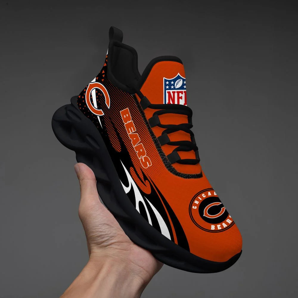 LIMITED EDITION - NEW CUSTOMIZED NFL26 CCB CHICAGO BEARS UNISEX MAX SOUL SHOES