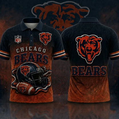 LIMITED EDITION - NEW CUSTOMIZED NFL26 CHICAGO BEARS T-SHIRTS, POLO, SWEASHIRTS, V-NECK T-SHIRT, HOODIE & ZIP HOODIE