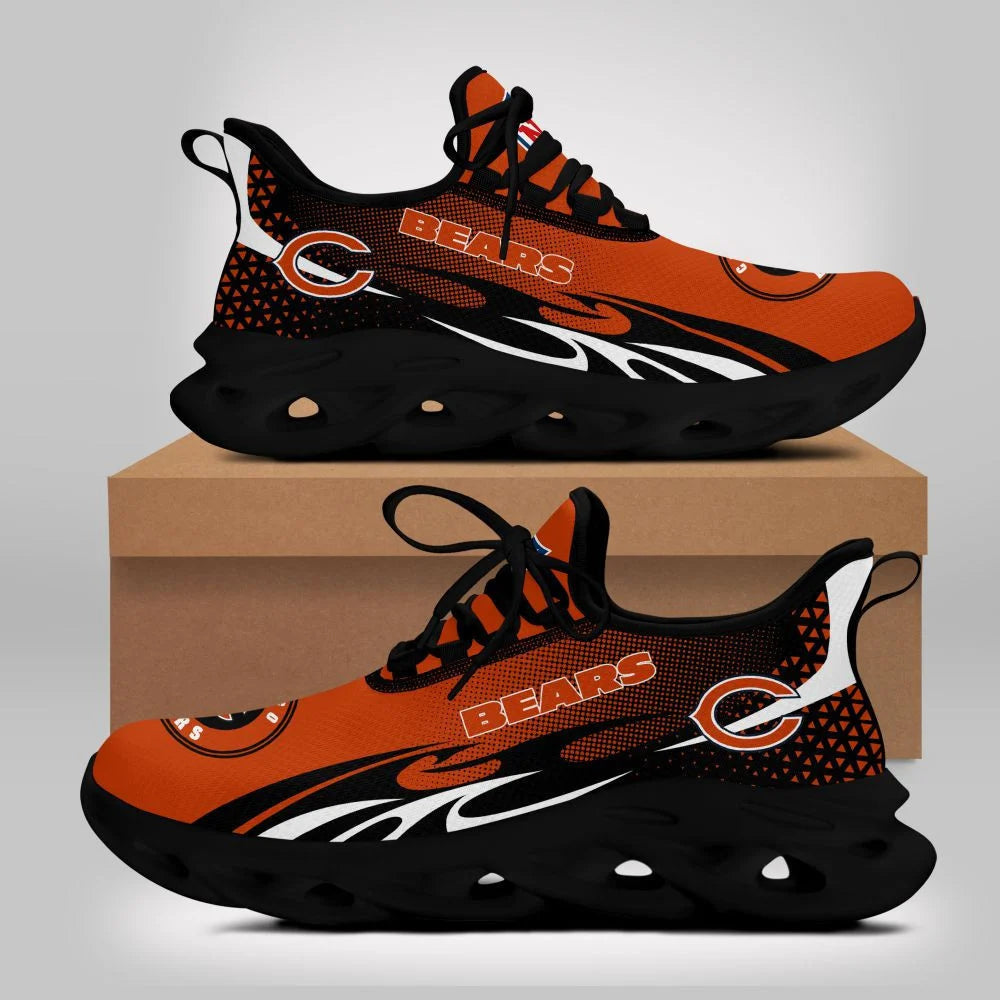 LIMITED EDITION - NEW CUSTOMIZED NFL26 CCB CHICAGO BEARS UNISEX MAX SOUL SHOES