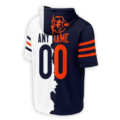 LIMITED EDITION - NEW CUSTOMIZED NFL26 CCB CHICAGO BEARS SHORT SLEEVE HOODIE T-SHIRT