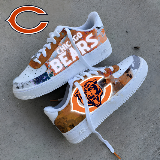 [SPECIAL OFFER] NEW CUSTOMIZED NFL26 CCB CHICAGO BEARS AF1 SNEAKERS