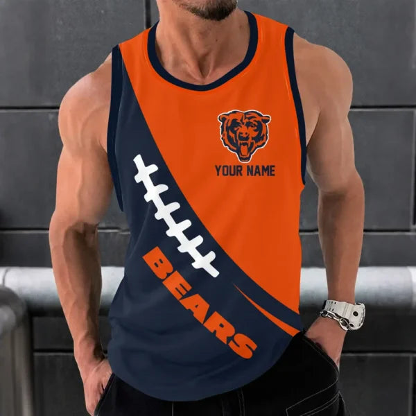 [SPECIAL OFFER] NEW CUSTOMIZED NFL26 CCB CHICAGO BEARS UNISEX TANK TOP