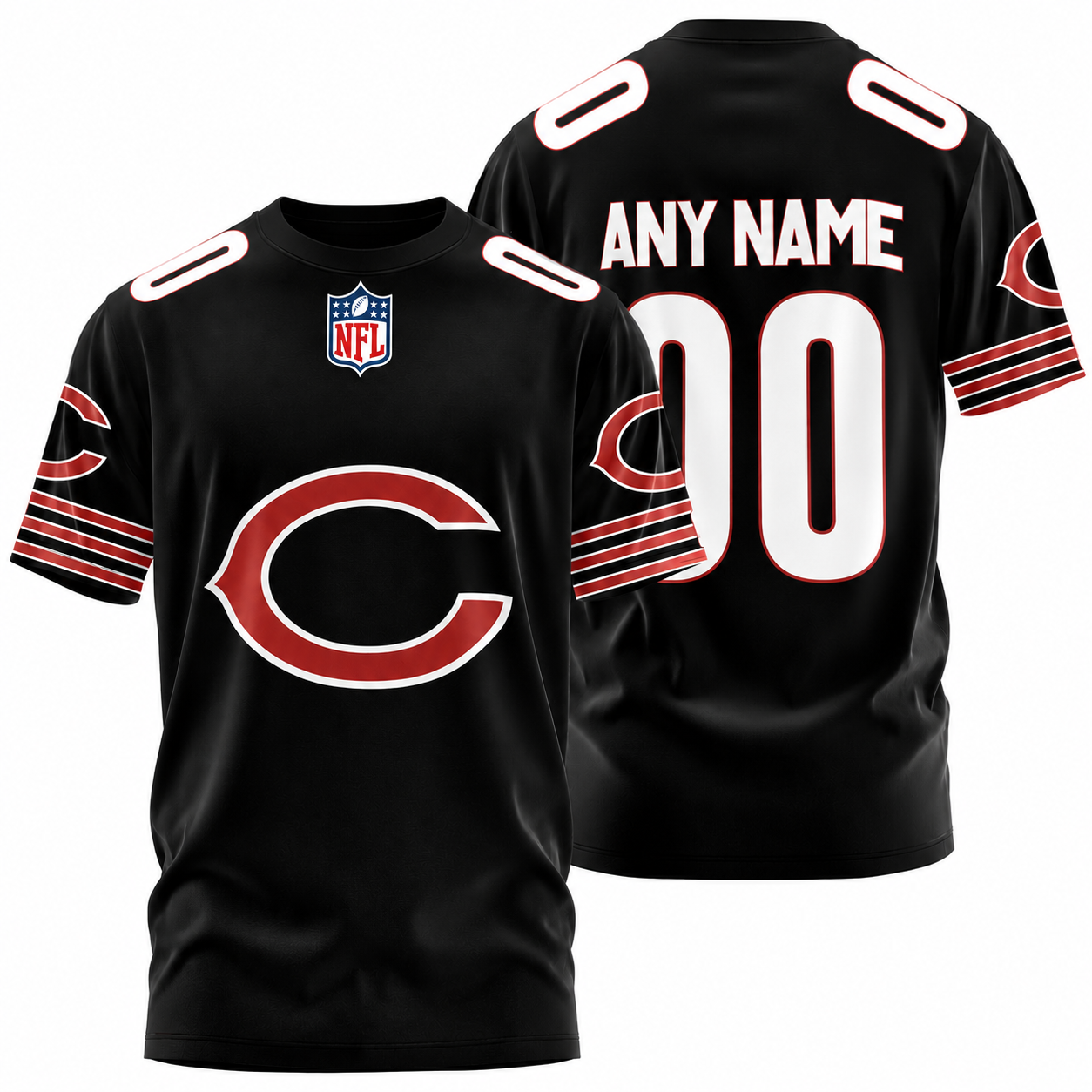 LIMITED EDITION - NEW CUSTOMIZED NFL26 CCB CHICAGO BEARS T-SHIRT, POLO SHIRT, ZIP POLO SHIRT, SWEATSHIRT, HOODIE & ZIP HOODIE