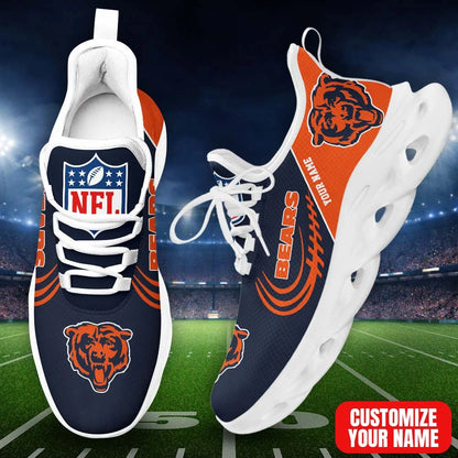 LIMITED EDITION - NEW CUSTOMIZED NFL26 CCB CH BEARS PREMIUM CLUNKY SNEAKERS