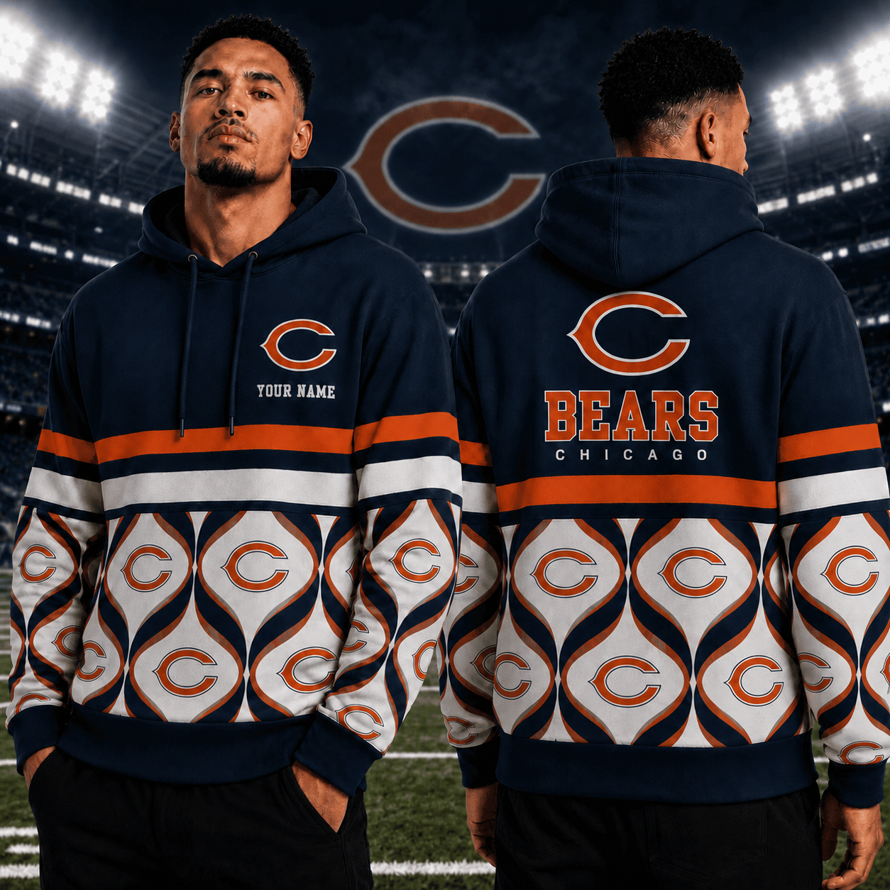LIMITED EDITION - NEW CUSTOMIZED NFL26 CCB CHICAGO BEARS T-SHIRT, HOODIE, ZIP HOODIE
