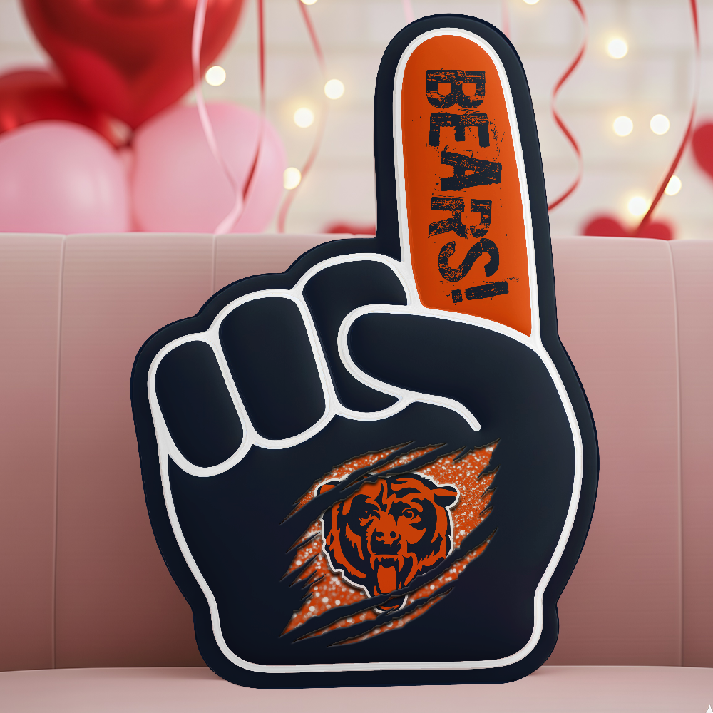 LIMITED EDITION - NEW CUSTOMIZED NFL26 CCB CHICAGO BEARS 3D BODY PILLOW