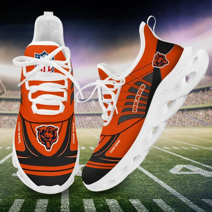 LIMITED EDITION - NEW CUSTOMIZED NFL26 CCB CHICAGO BEARS UNISEX MAX SOUL SHOES