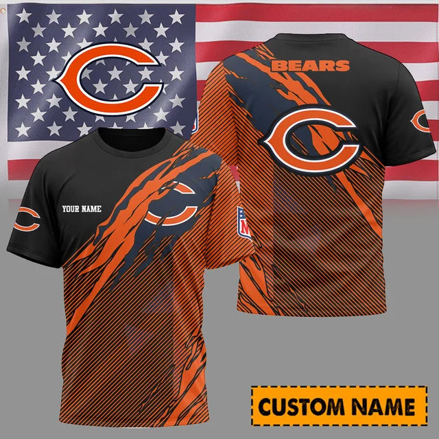 LIMITED EDITION - NEW CUSTOMIZED NFL26 CH BEARS UNISEX T-SHIRT & POLO