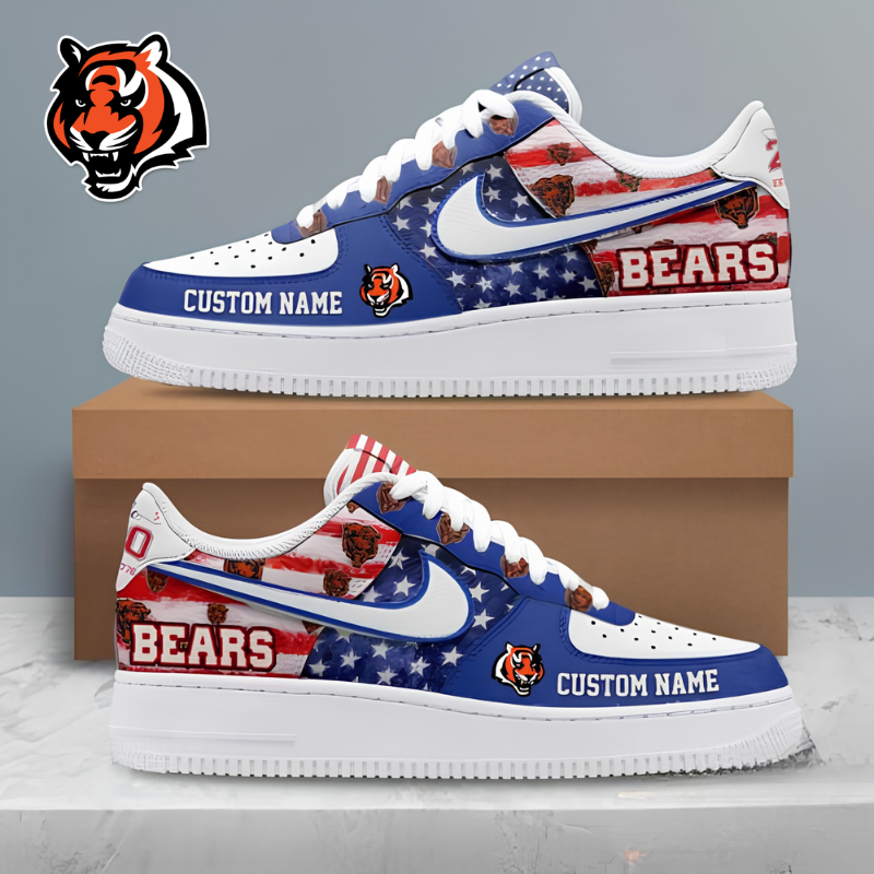 [SPECIAL OFFER] NEW CUSTOMIZED NFL26 CCB CHICAGO BEARS AF1 SHOES
