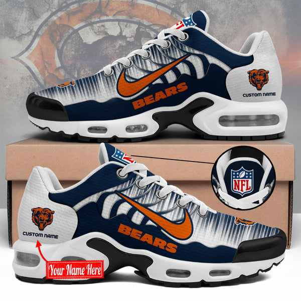 LIMITED EDITION - NEW CUSTOMIZED NFL26 CCB CHICAGO BEARS UNISEX AIR MAX PLUS SNEAKERS