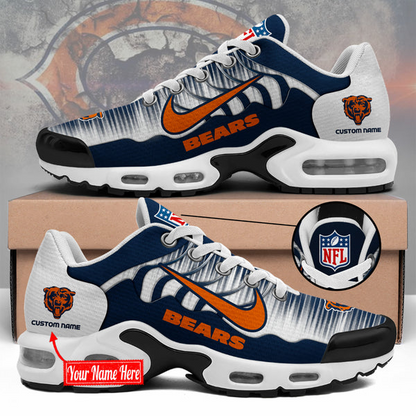 LIMITED EDITION - NEW CUSTOMIZED NFL26 CCB CHICAGO BEARS UNISEX AIR MAX PLUS SNEAKERS