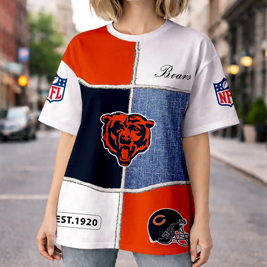 LIMITED EDITION - NEW CUSTOMIZED NFL26 CCB CHICAGO BEARS UNISEX T-SHIRT, POLO, HOODIE & JACKETS