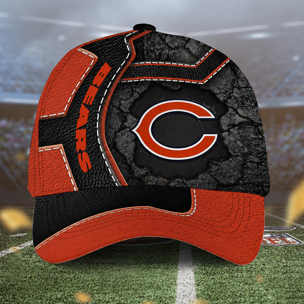 LIMITED EDITON - NEW CUSTOMIZED NFL26 CCB CHICAGO BEARS CLASSIC CAP