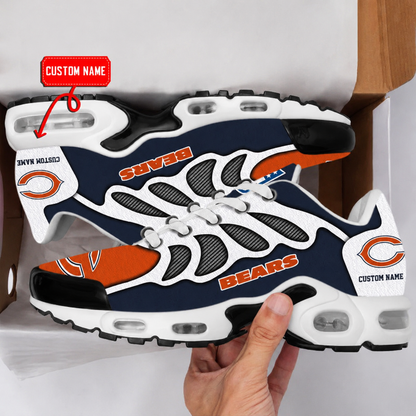LIMITED EDITION - NEW CUSTOMIZED NFL26 CCB CHICAGO BEARS AIR MAX PLUS SNEAKERS