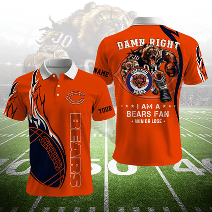 LIMITED EDITION - NEW CUSTOMIZED NFL26 CCB CHICAGO BEARS UNISEX T-SHIRT, POLO, HOODIE & JACKETS