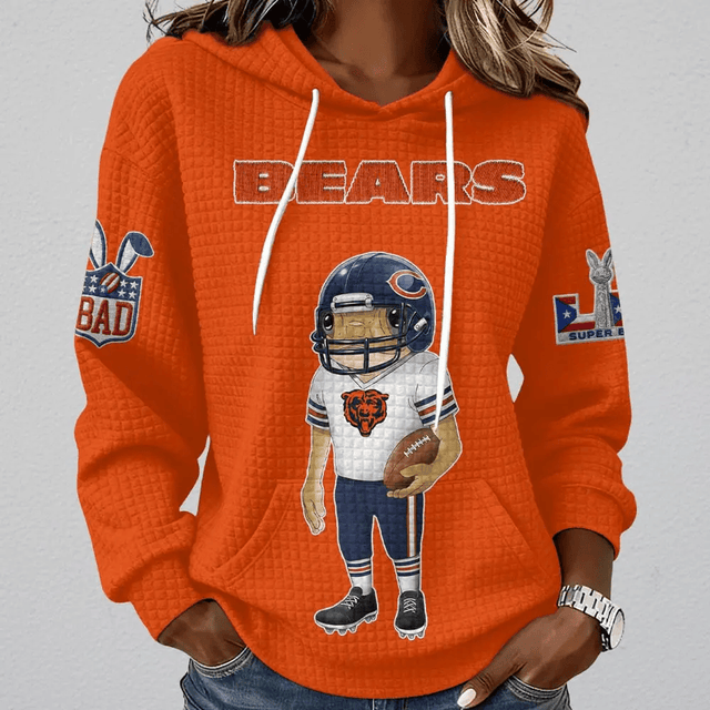 [SPECIAL OFFER] NEW CUSTOMIZED NFL26 CCB CHICAGO BEARS UNISEX HOODED SWEATSHIRT